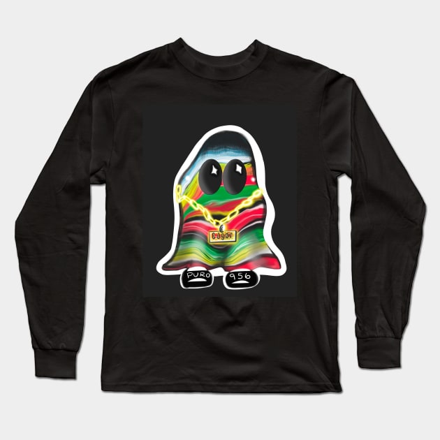 Nooo Mames Ghost, Cuh Long Sleeve T-Shirt by CassiesArt